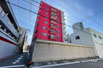 フジハイツ南千住の外観（北東側から）