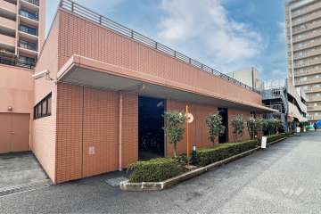 屋内に設けられた駐輪場
