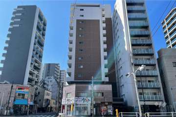 アリュージュ三ノ輪の外観（北東側から）