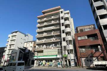 道灌山レジデンシアの外観（南東側から）