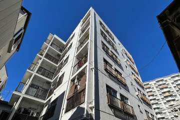 南千住ダイヤモンドマンションの外観(南東側から)