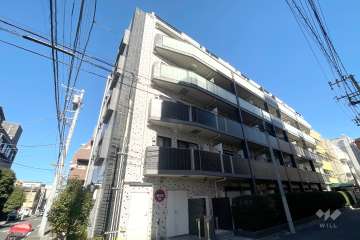 ザグランデレガーロ東日暮里の外観（南西側から）