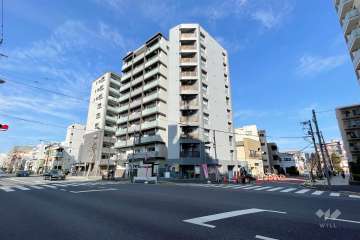 パークステージ尾久の外観（南側から）