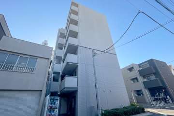 プレスタイル田端の外観（北東側から）