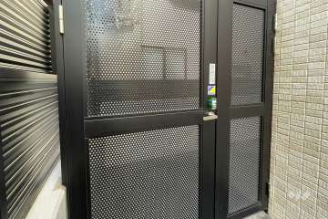 駐輪場の出入り口