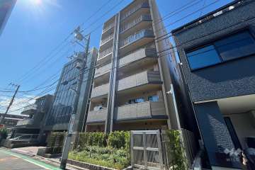 オープンレジデンシア町屋の外観(南東側から)