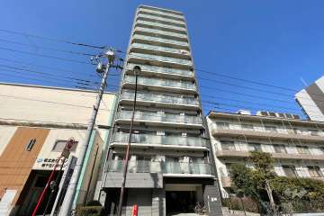 ミルーナヒルズ南千住の外観（南側から）　