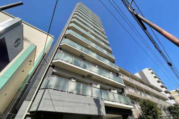 ミルーナヒルズ南千住の外観（南西側から）