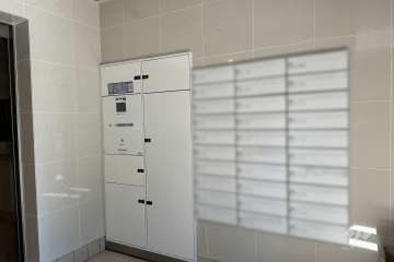 共用ポストと宅配ボックス