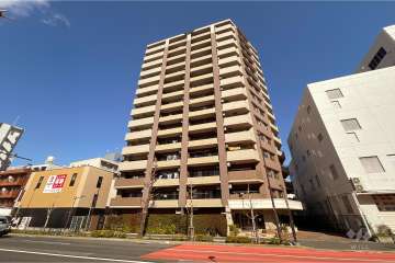 アルフェイス北千住の外観（南東側から）