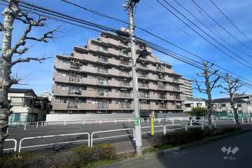 バームハイツ五反野の外観（南西側から）