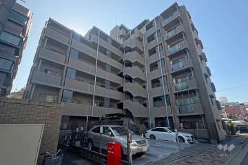 デュオ綾瀬の外観（北東側から）