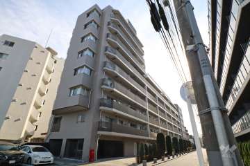 パークホームズ綾瀬二丁目の外観（北西側から）