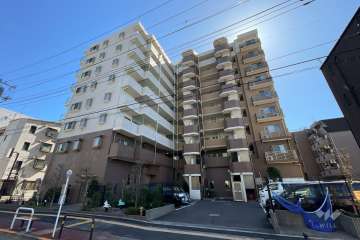 エクセレントシティ北綾瀬の外観（北西側から）