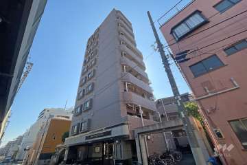 ライオンズシティ梅島の外観（北東側から）
