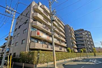 サンリット西新井の外観（北東側から）