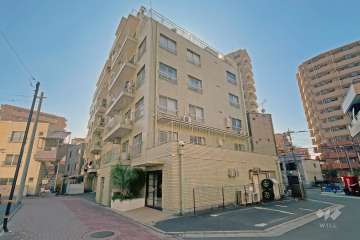 梅島コーポの外観（北西側から）