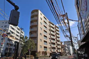 ローヤルシティ梅島の外観（北側から）