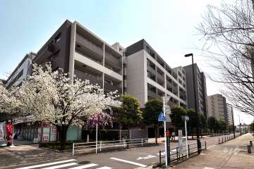 レコシティグランデの外観（北西側から）