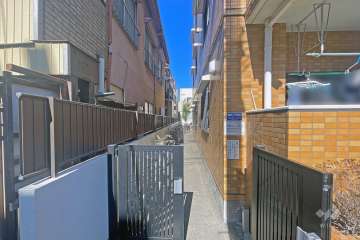 駐輪場の出入り口