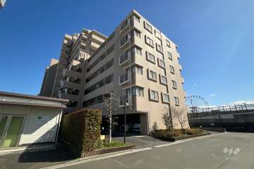 ライオンズマンション荒川遊園アクアステージの外観（北西側から）