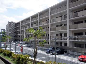 ビューグランデ池田五月丘の外観（北西側から）