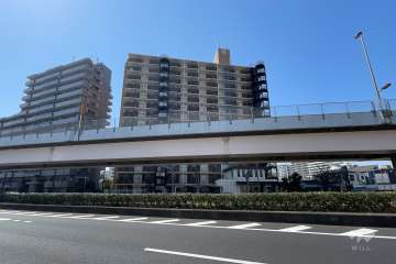 ダイアパレス竹ノ塚２の外観（北東側から）