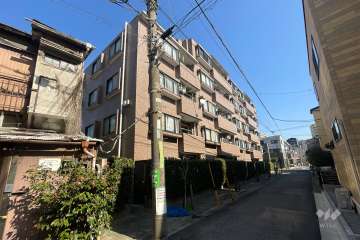 日神パレステージ五反野第２の外観（南西側から）　　