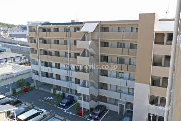 アルス池田井口堂フレックスコートの外観（南西側から）