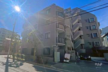 エクメーネ西新井西公園弐番館の外観（北東側から）