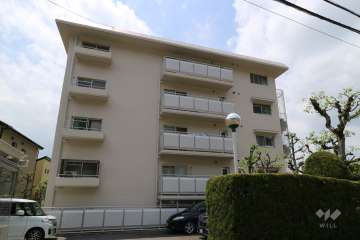 池田五月丘パークハイムの外観（北側から）