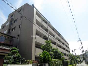 コスモ池田パークフォルムの外観（南西側から）