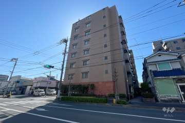 デュオコート竹ノ塚の外観（北西側から）