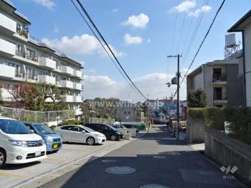 敷地南側の前面道路