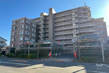 レーベンハイムヴィータカリテの外観（北西側から）