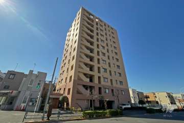 ベルググランデ五反野の外観（北東側から）