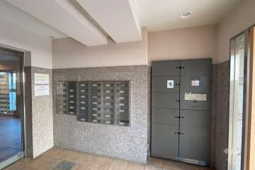 共用ポストと宅配ボックス