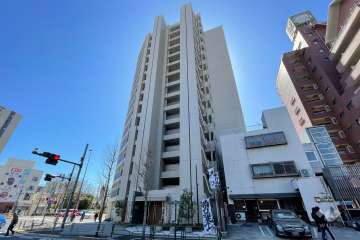 レーベンリヴァーレクロス東京の外観（北側から）