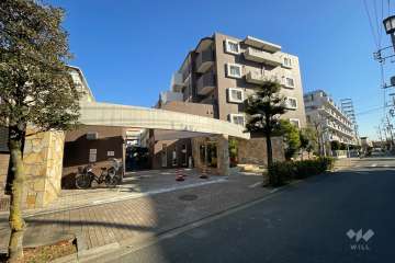 ビジュー青井の外観（北西側から）