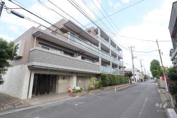 グローベルザプレイス舎人親水公園の外観（北西側から）