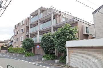 グローベルザプレイス舎人親水公園の外観（北東側から）