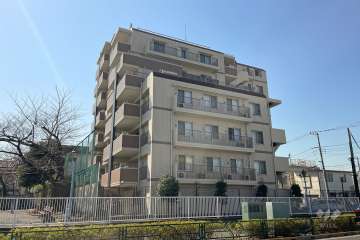 サンクレイドル梅島の外観（北東側から）