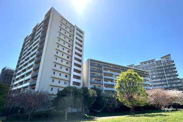 オーベルグランディオハートアイランドの外観（北東側から）