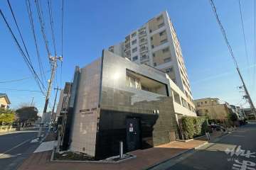 レジデンシャルステート北綾瀬パークビューの外観（北西側から）