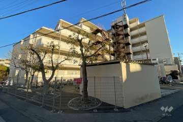 グリーンパーク第４五反野の外観（西北側から）