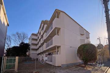 グリーンパーク第４五反野の外観（北東側から）