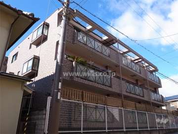 セントラル上池田の外観（南東側から）
