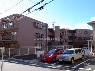 セントラル上池田の外観（北東側から）