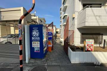 駐輪場の出入り口