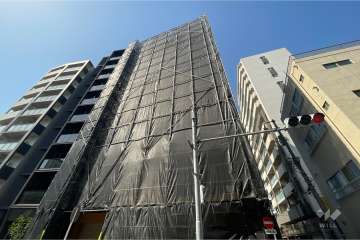 ライオンズマンション五反野第２の外観（北東側から）